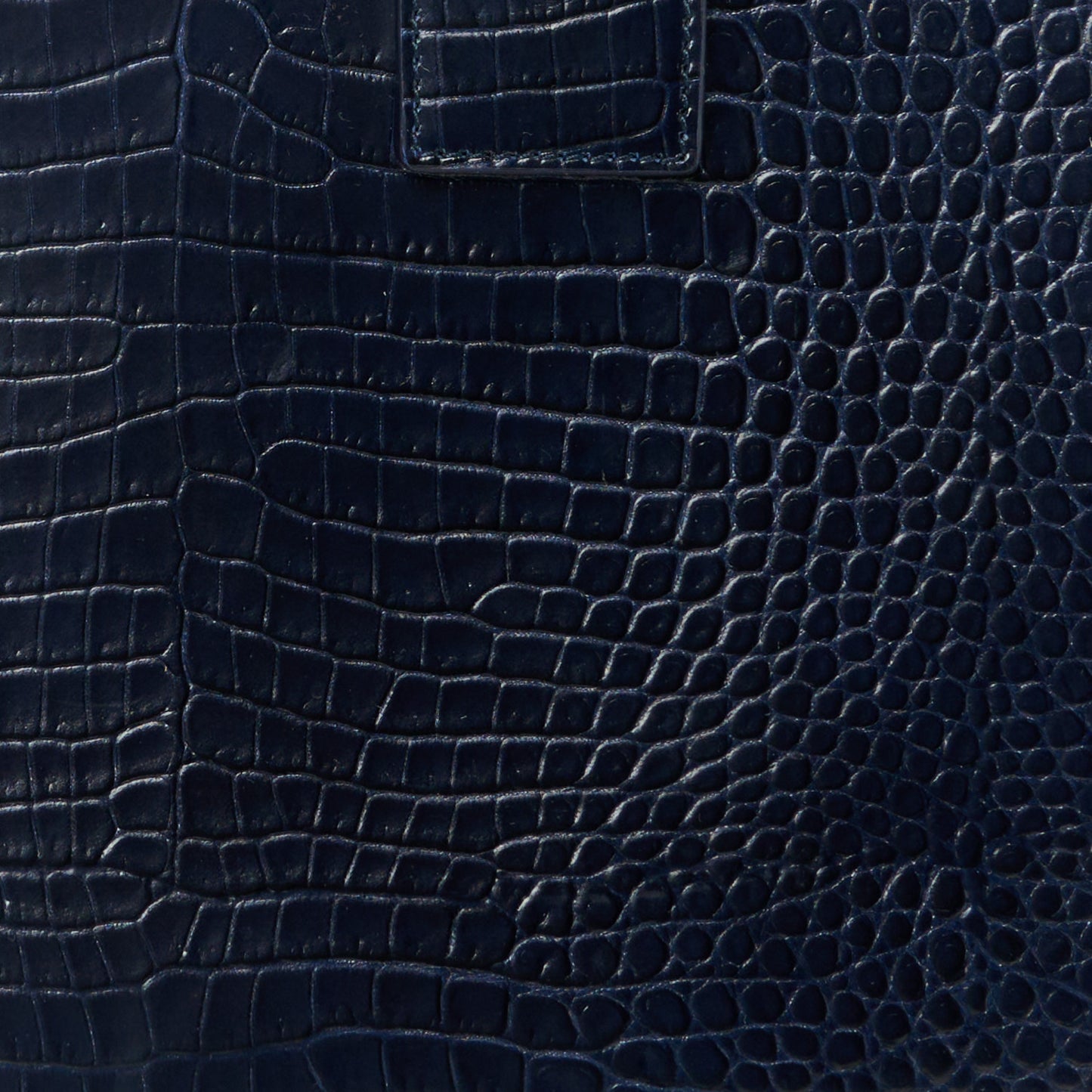 Calfskin Crocodile Embossed Small Sac De Jour Dark Notte