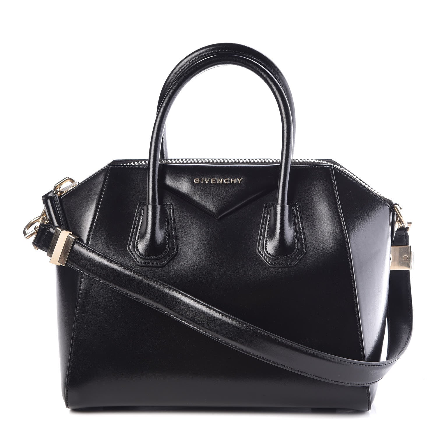Givenchy Shiny Lord Calfskin Small Antigona Black 1 of 18
