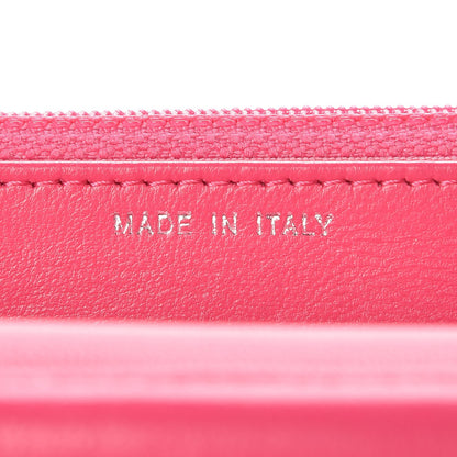 Chanel Lambskin Quilted Wallet On Chain WOC Pink 7 of 9