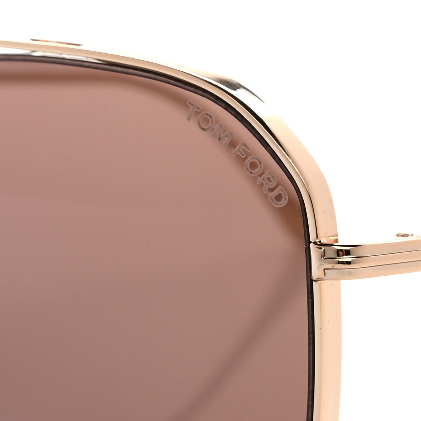 Metal Charles-02 Aviator Sunglasses TF853 Gold