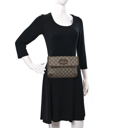 Gucci GG Supreme Monogram Neo Vintage Web Belt Bag Brown 2 of 9