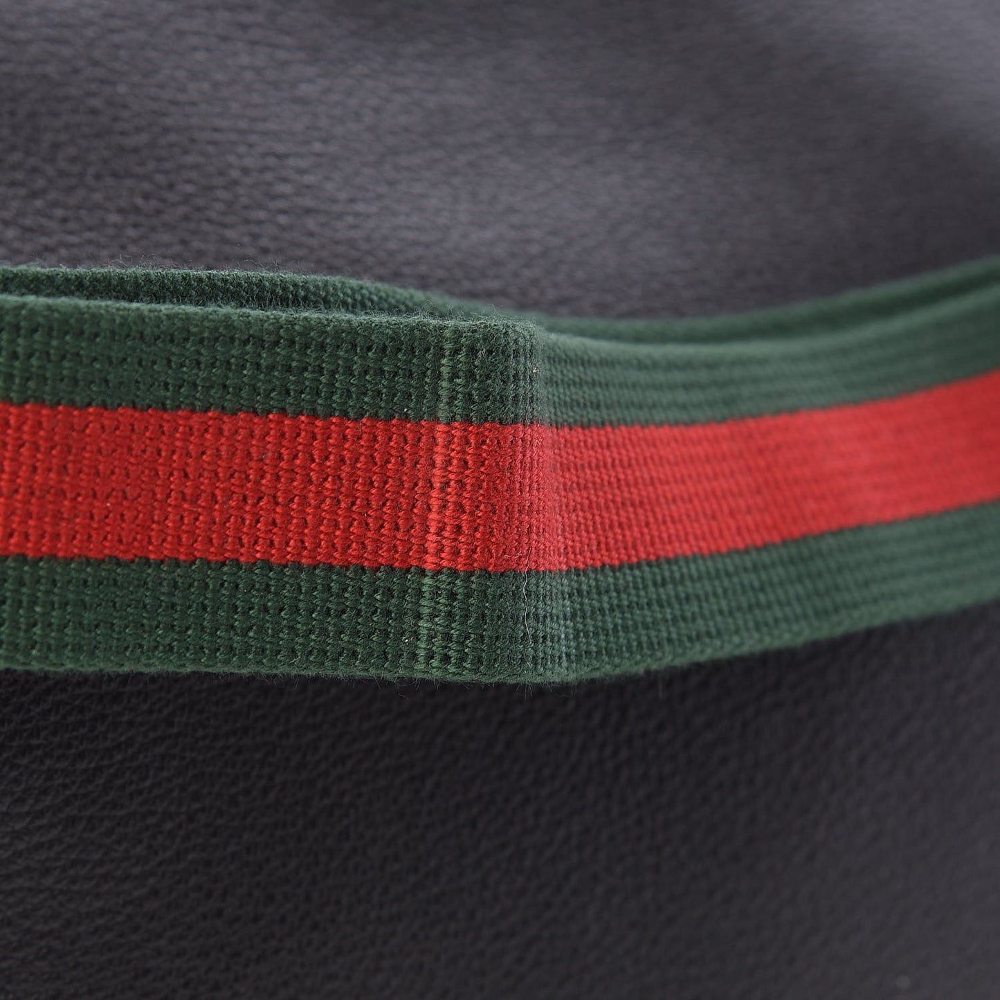 Grained Calfskin Logo Belt Bag Black