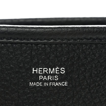 Hermes Taurillon Clemence EVELYNE III PM Black 6 of 11