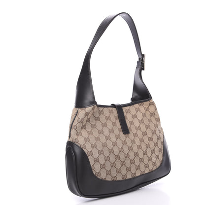 Gucci Monogram Web Jackie O Hobo Dark Brown 2 of 9