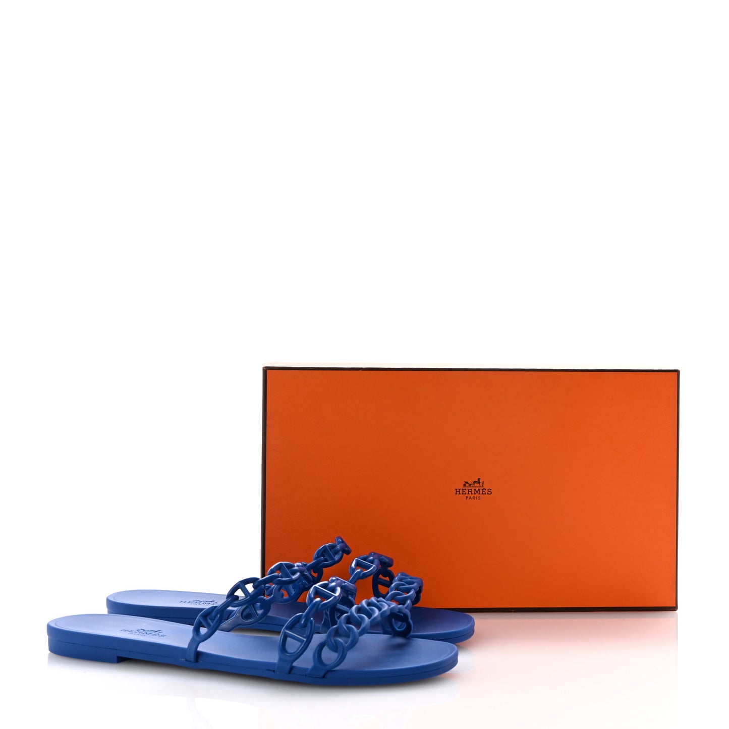 Rubber Chaine d'Ancre Rivage Sandals 37 Bleu Smalt