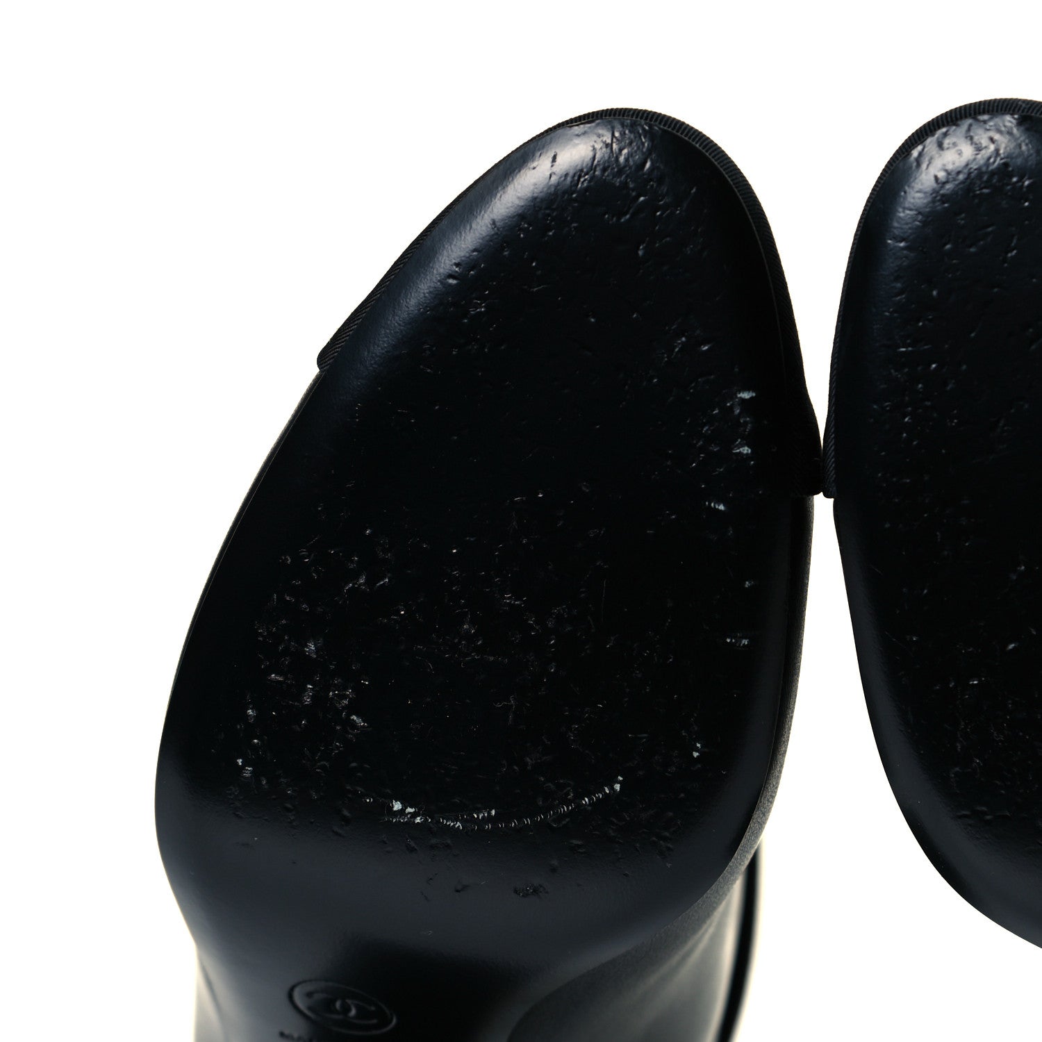 Chanel Lambskin Grosgrain Triangle & Collar 90 Ankle Boots 40 Black 7 of 10