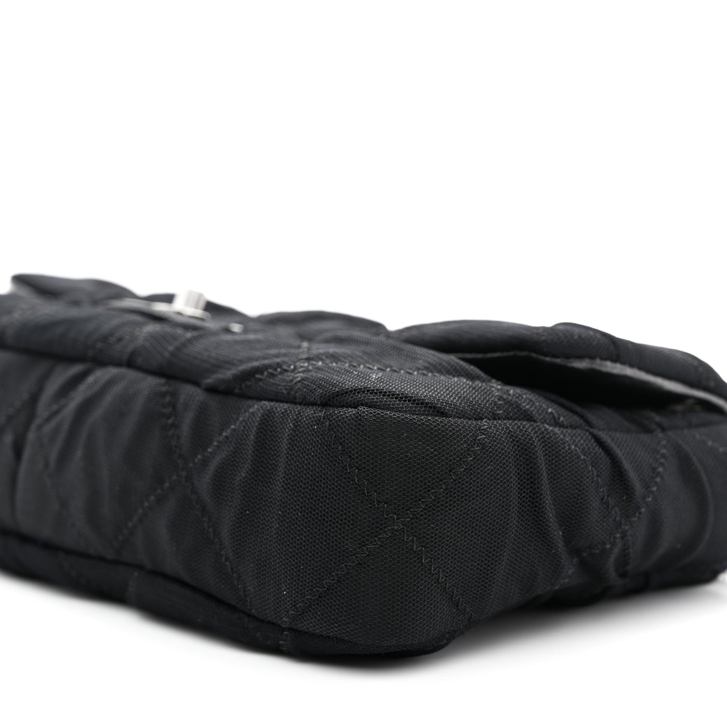 Fabric Quilted Le Marais Flap Black