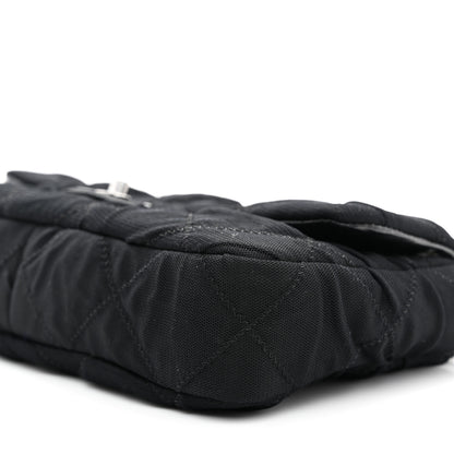 Chanel Fabric Quilted Le Marais Flap Black 10 of 10