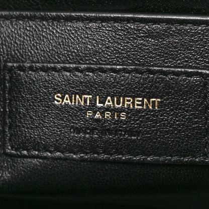 Saint Laurent Suede Sulpice Monogram Medium Shoulder Bag Green 7 of 12