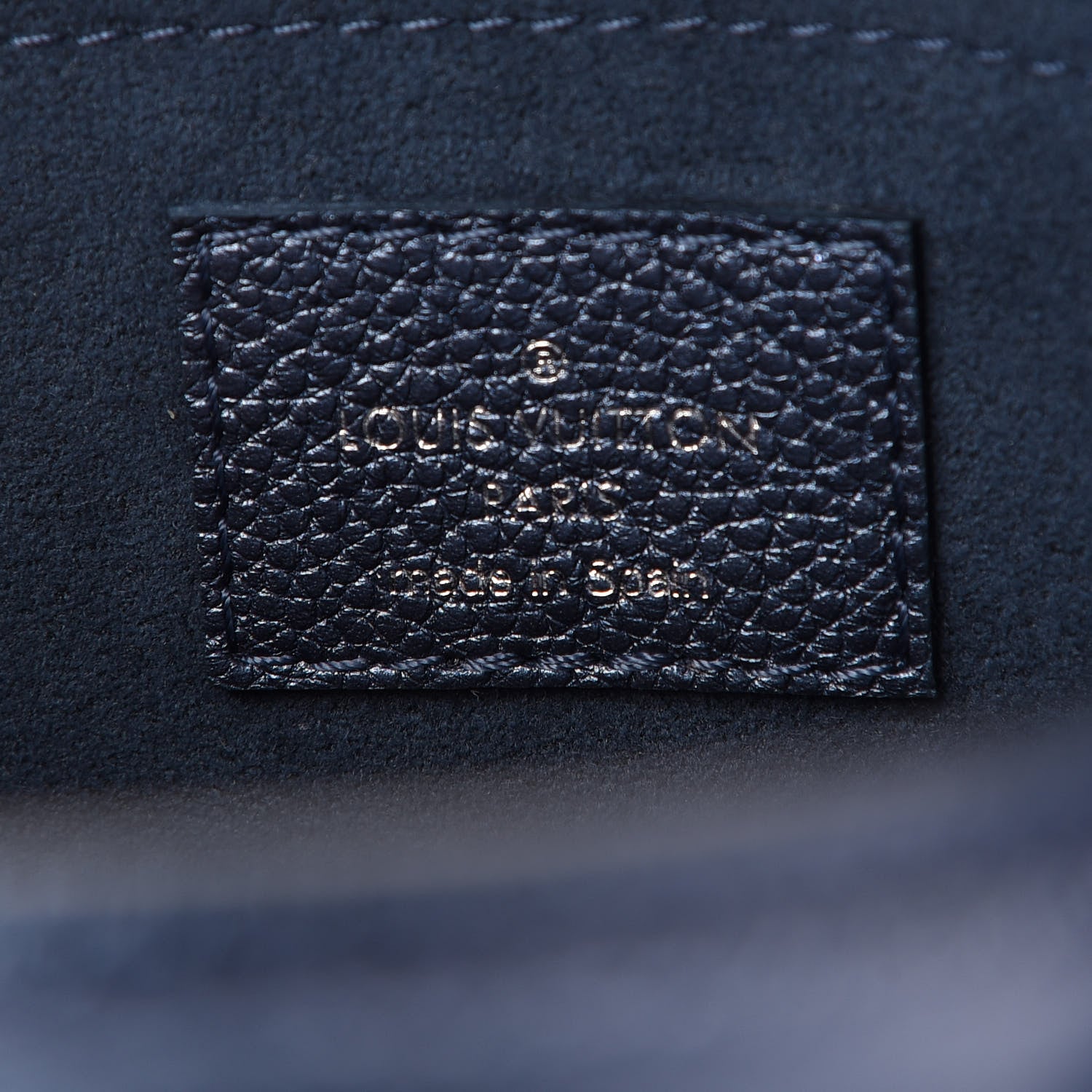 Louis Vuitton Metallic Empreinte Monogram Giant Speedy Bandouliere 20 Navy Nacre 6 of 8