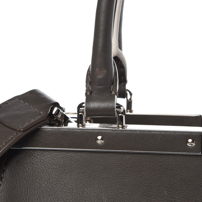 Fendi Vitello Dolce Century Petite 3Jours Tote Carbone 12 of 16