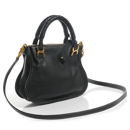 Chloe Calfskin Mini Marcie Satchel Black 3 of 9