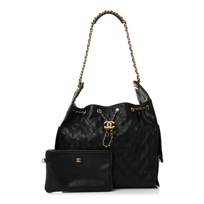 Chanel Caviar Quilted Medium Chanel 25 Handbag Black 2 of 12
