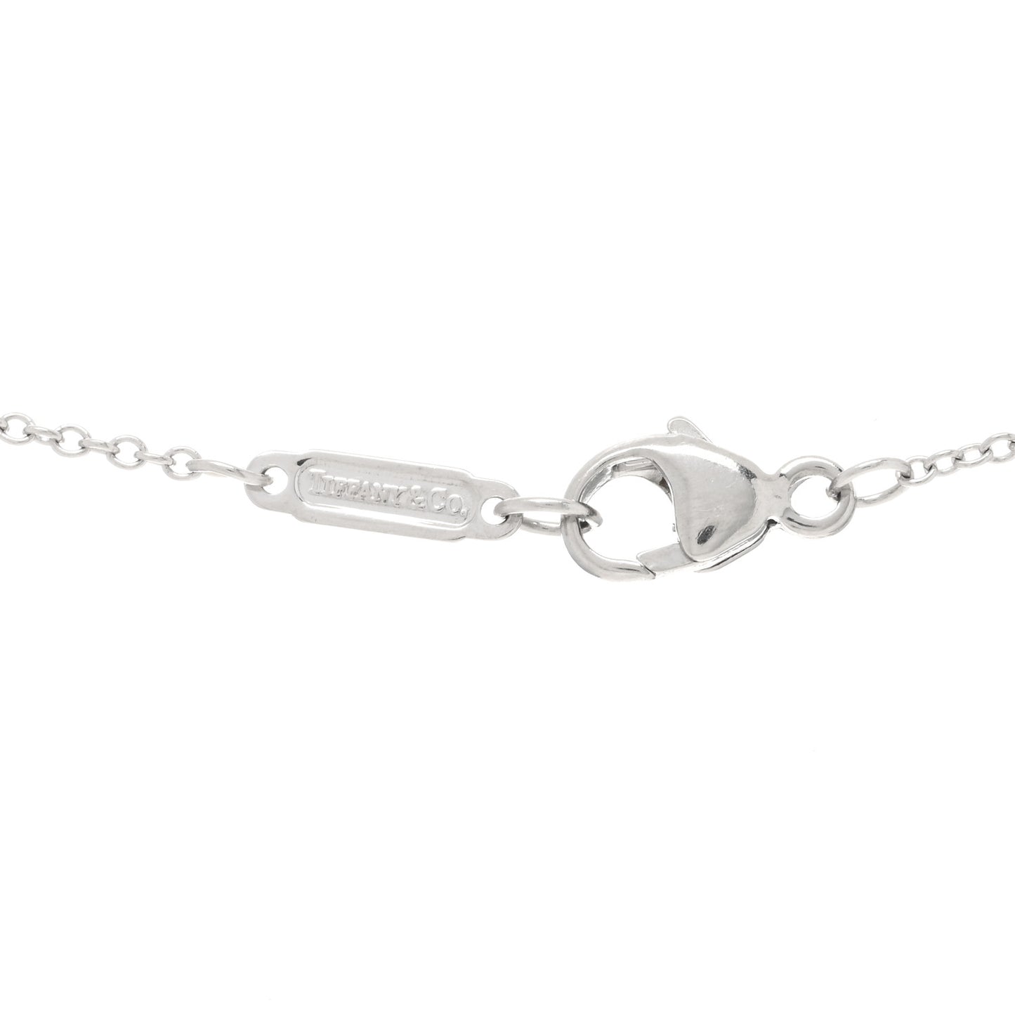 Platinum Diamond Jazz Double Drop Pendant Necklace