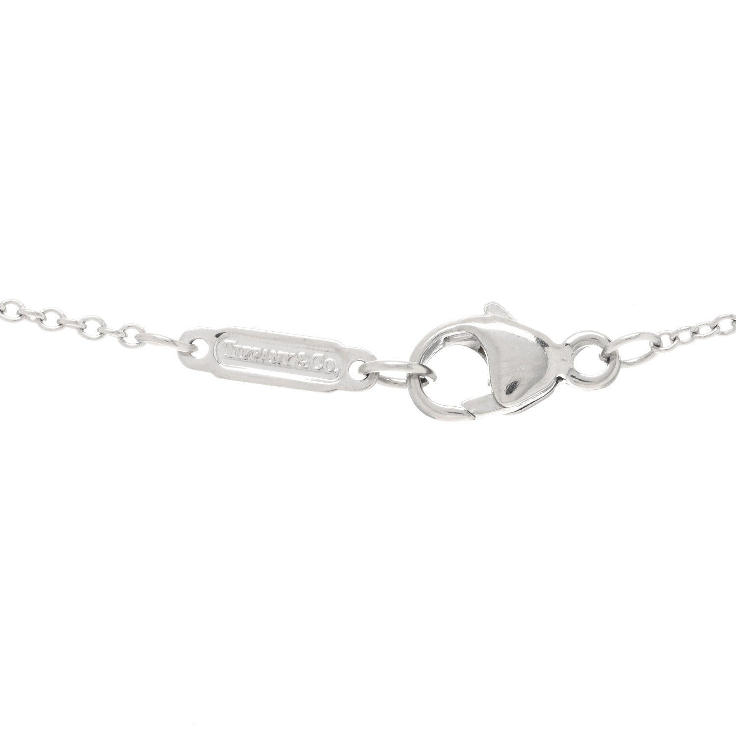 Tiffany Platinum Diamond Jazz Double Drop Pendant Necklace 3 of 3