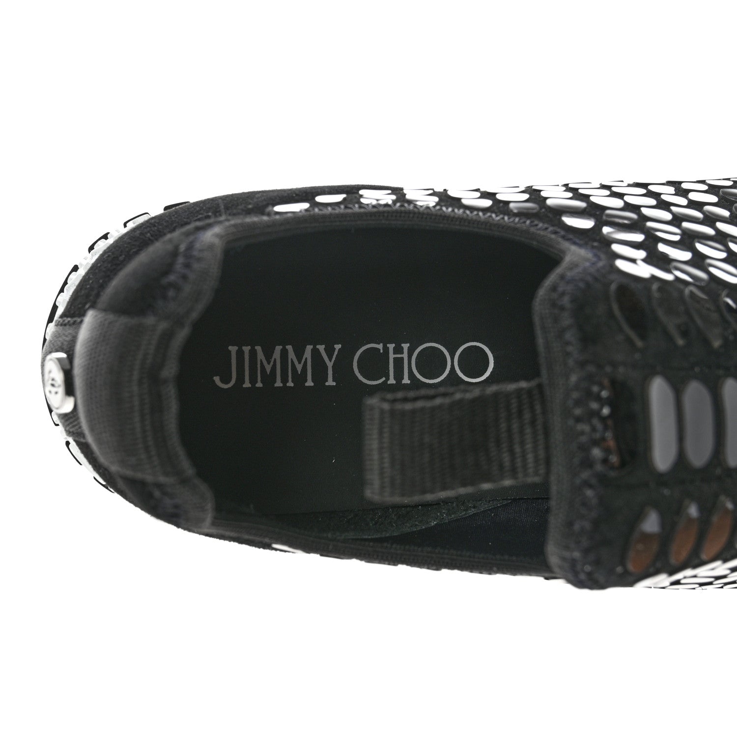 Jimmy Choo Patent Suede Montana Slip-On Sneakers 40 Black 7 of 14