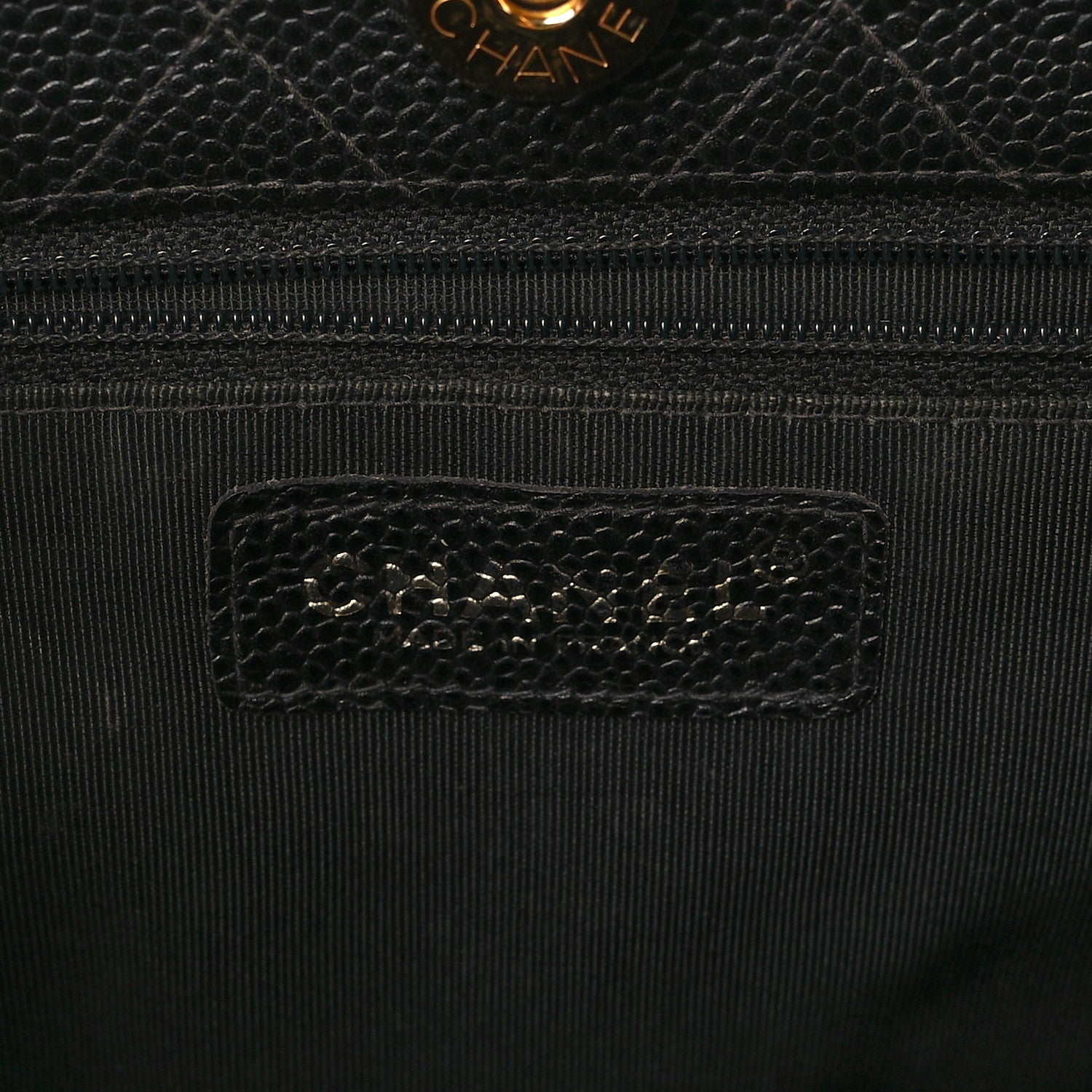 Chanel Caviar Quilted Shopping Tote Black 5 of 8