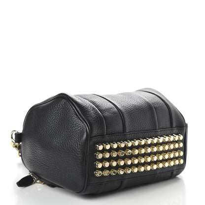 Alexander Wang Pebbled Lambskin Rockie Black Pale Gold Hardware 4 of 9