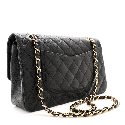Chanel Caviar Quilted Medium Double Flap Black 4 of 13