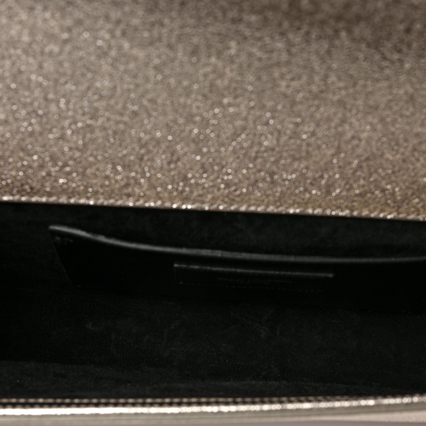 Metallic Textured Calfskin Classic Monogram Cassandre Clutch Pale Gold