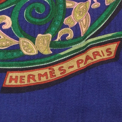 Hermes Cashmere Silk La Charmante Aux Animaux Scarf 140 4 of 6
