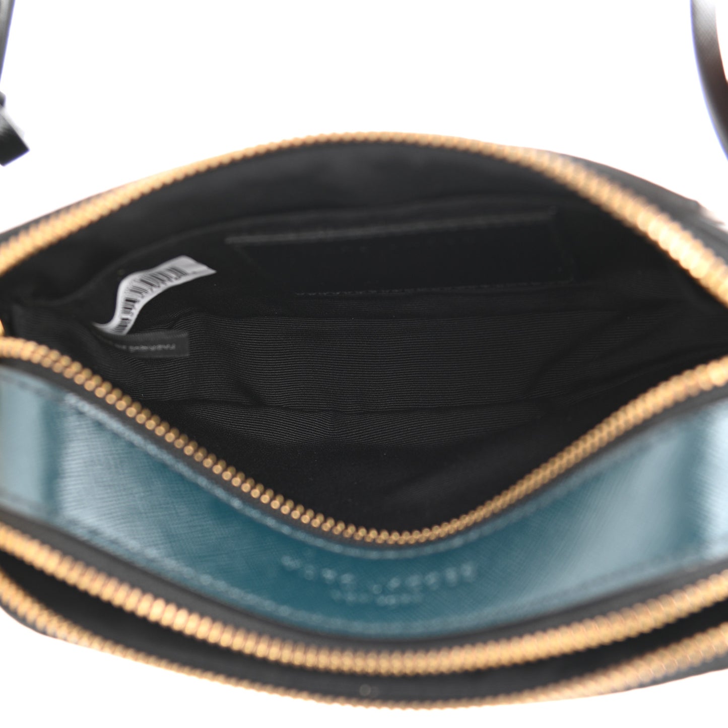 Saffiano Small Snapshot Camera Bag Black Multi