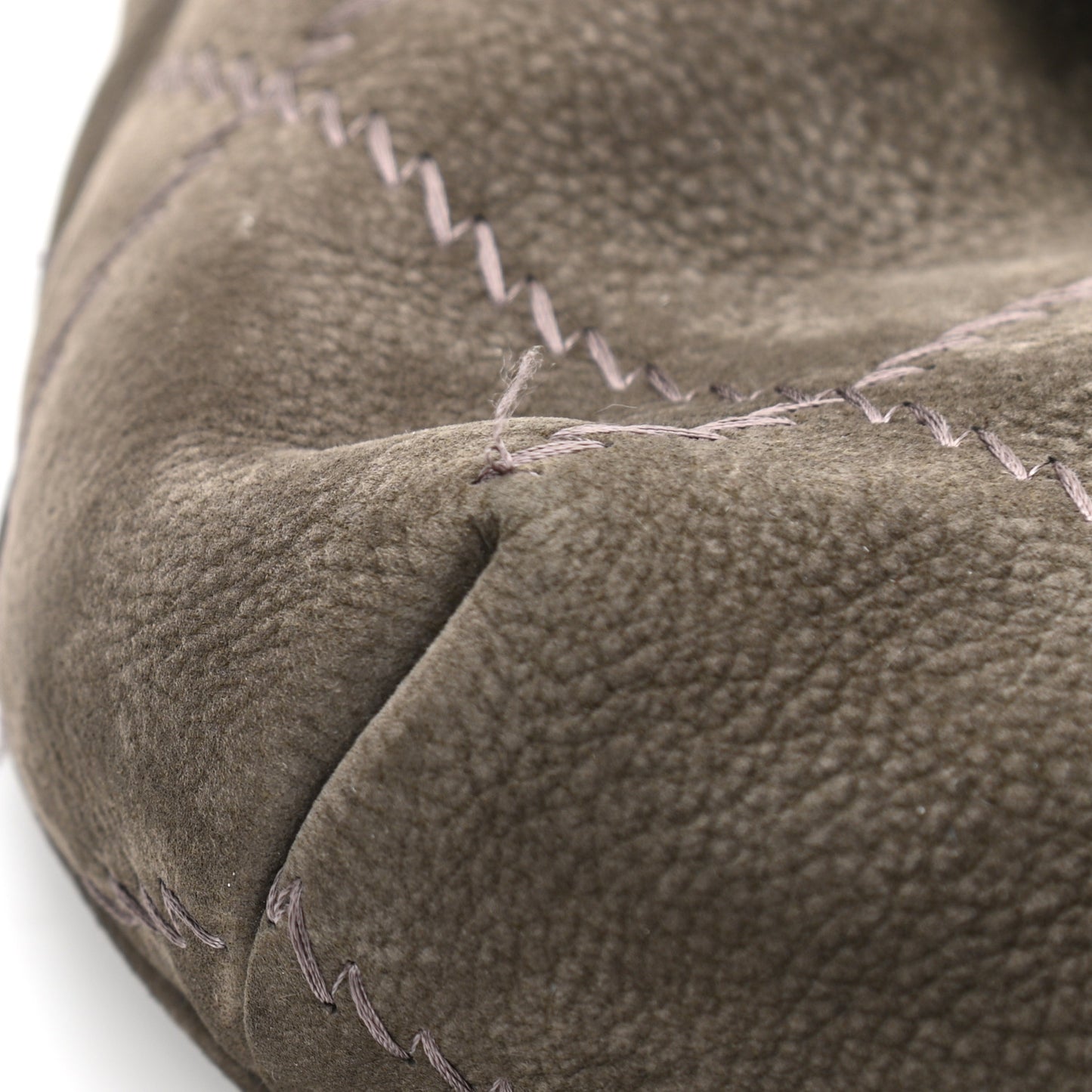 Suede Ultimate Stitch Hobo Grey
