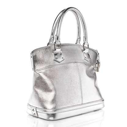 Louis Vuitton Suhali Lockit PM Silver 3 of 8