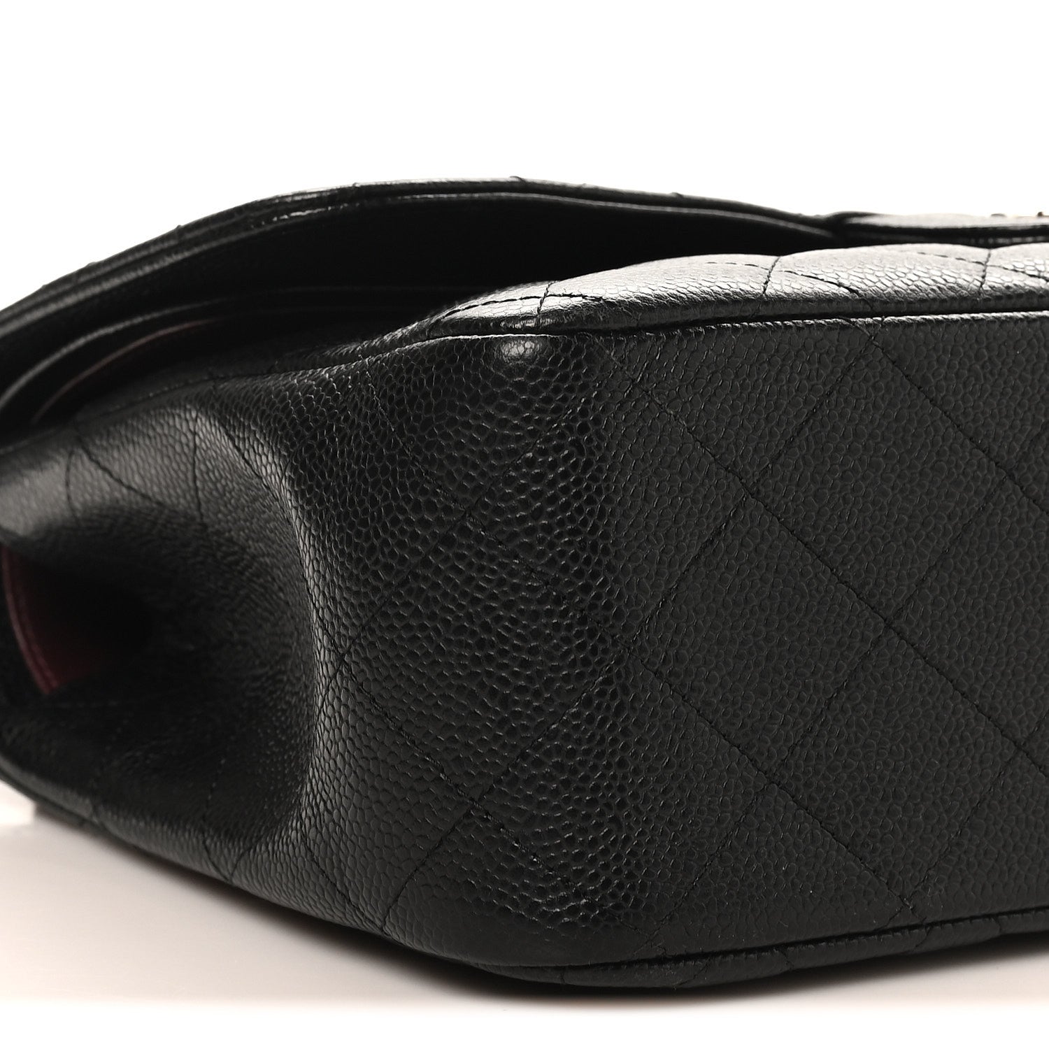 Chanel Caviar Quilted Jumbo Double Flap Black 9 of 10