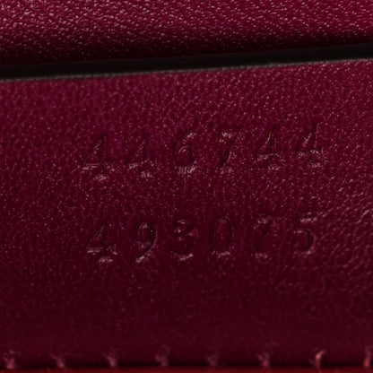 Gucci Velvet Matelasse Mini GG Marmont Shoulder Bag Fuchsia Violet Cyclamen 7 of 10