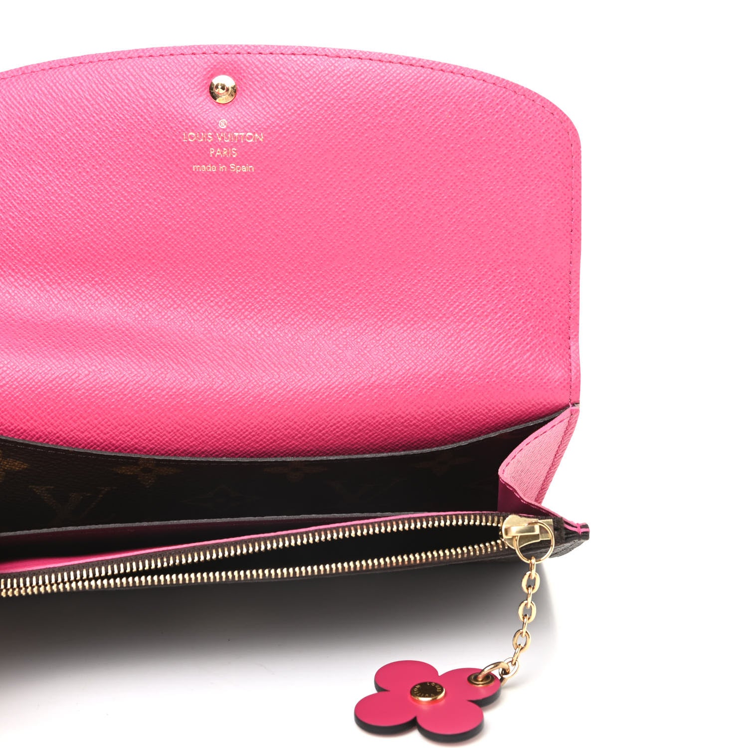 Louis Vuitton Monogram Bloom Flower Emilie Wallet 5 of 8