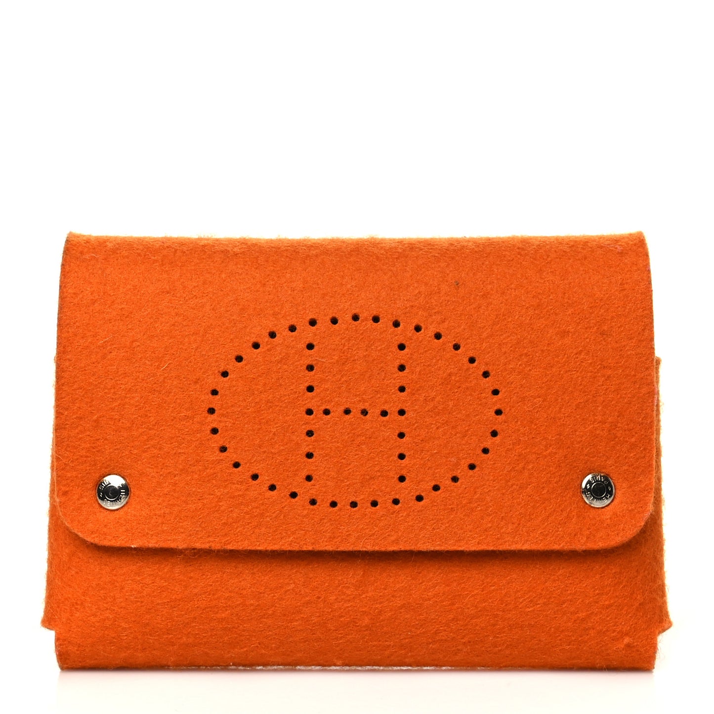 Felt Mises et Relances Playing Cards Holder Orange