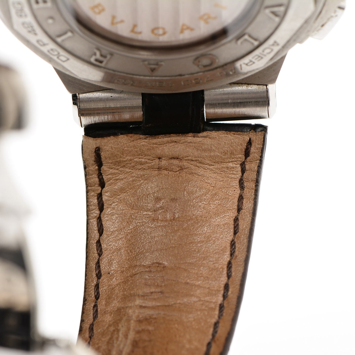 Stainless Steel 18K Rose Gold Alligator 42mm Diagono Calibre 303 Chronograph Automatic Watch