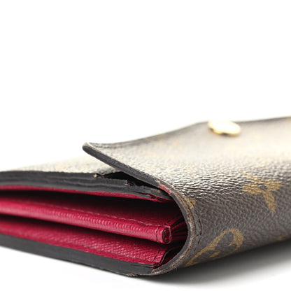 Louis Vuitton Monogram Sarah Wallet NM Fuchsia 9 of 15