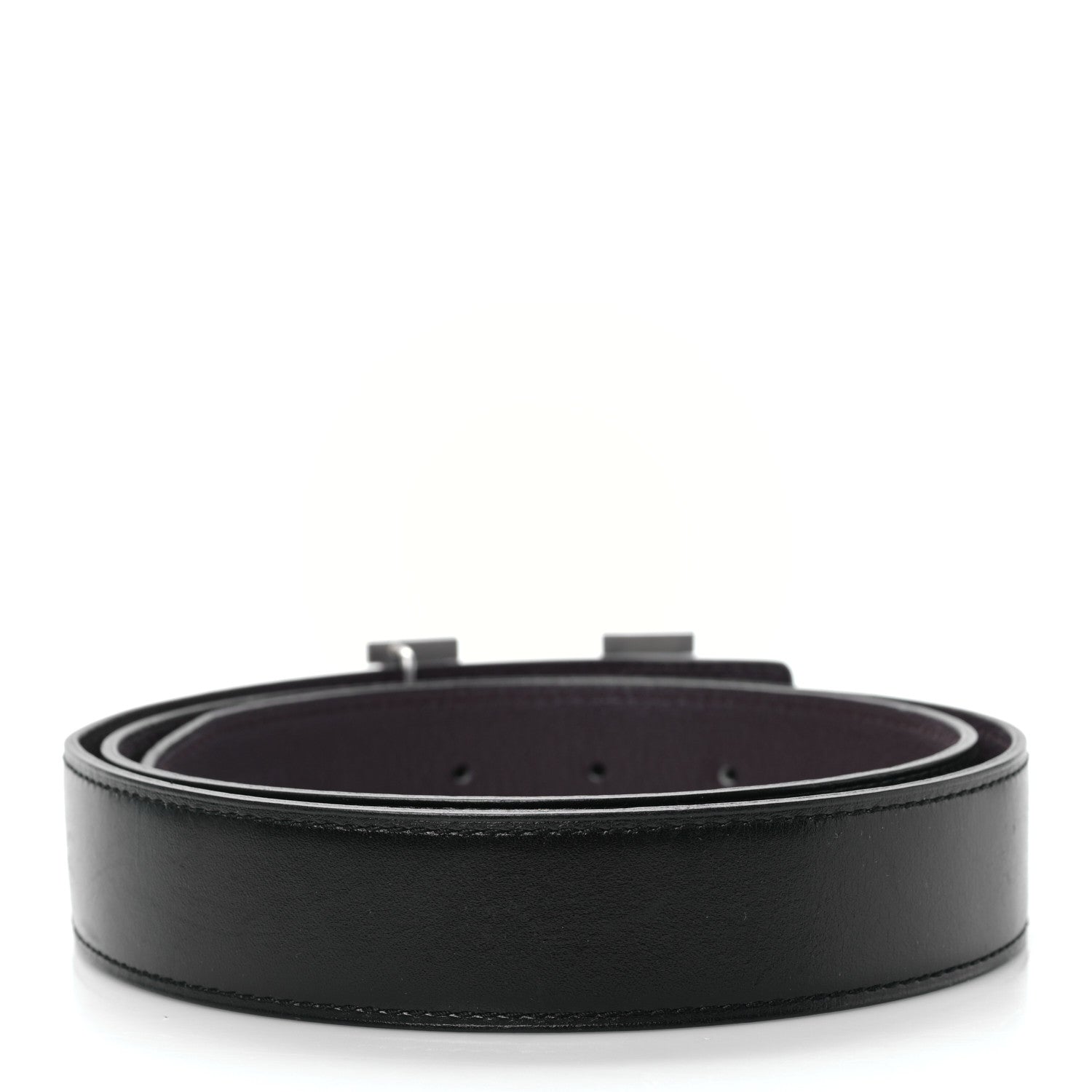 Hermes Box Togo 38mm Constance H Belt 90 36 Black Chocolate 2 of 4