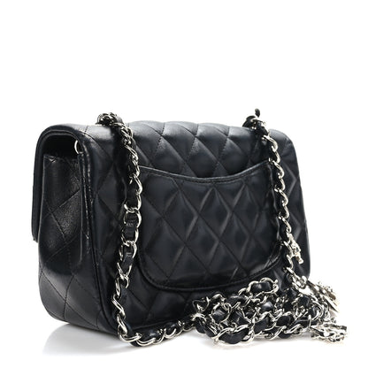 Chanel Lambskin Quilted Valentine Charms Mini Rectangular Flap Black 3 of 10