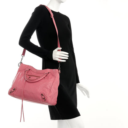 Balenciaga Agneau Classic Hardware Velo Rose Hortensia 2 of 9