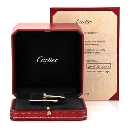 Cartier 18K Yellow Gold Juste Un Clou Bracelet 15 5 of 5