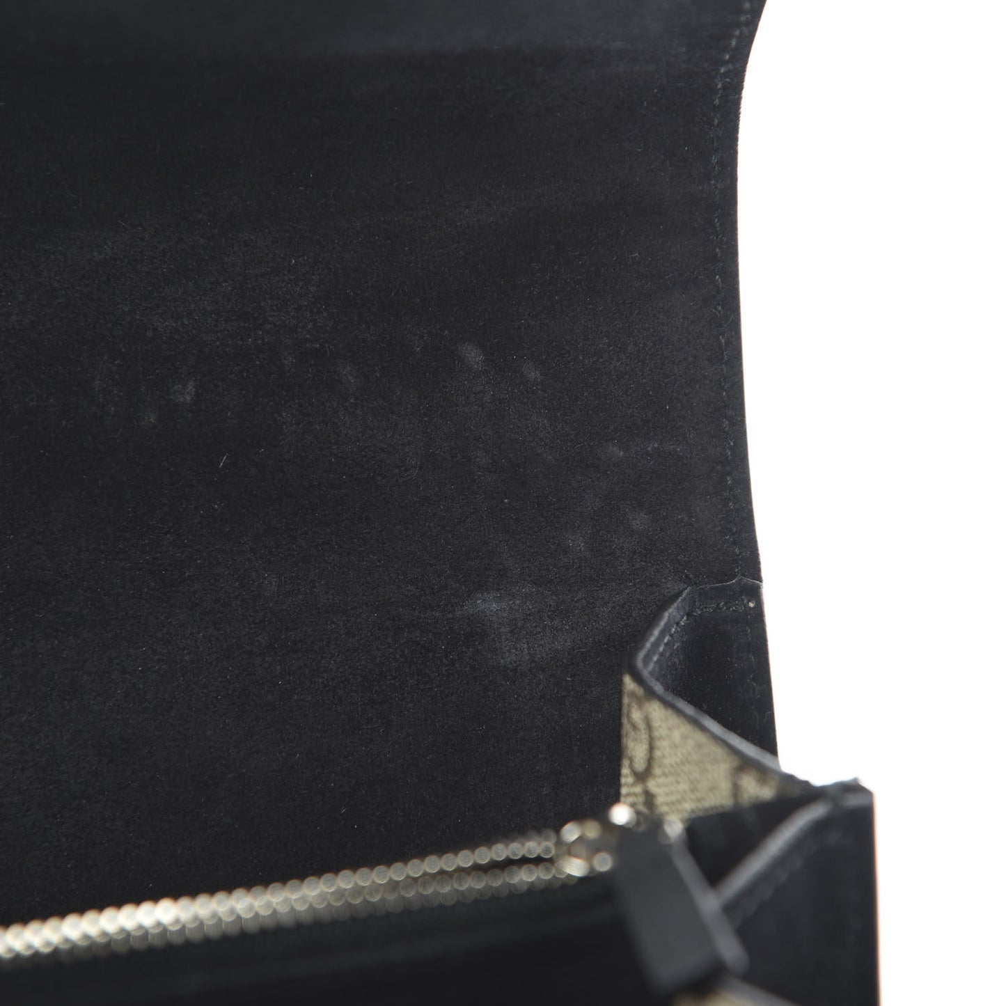 GG Supreme Monogram Small Dionysus Shoulder Bag Black