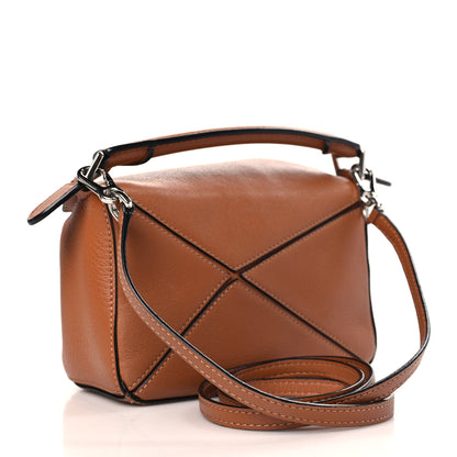 Loewe Calfskin Mini Puzzle Bag Tan 3 of 8