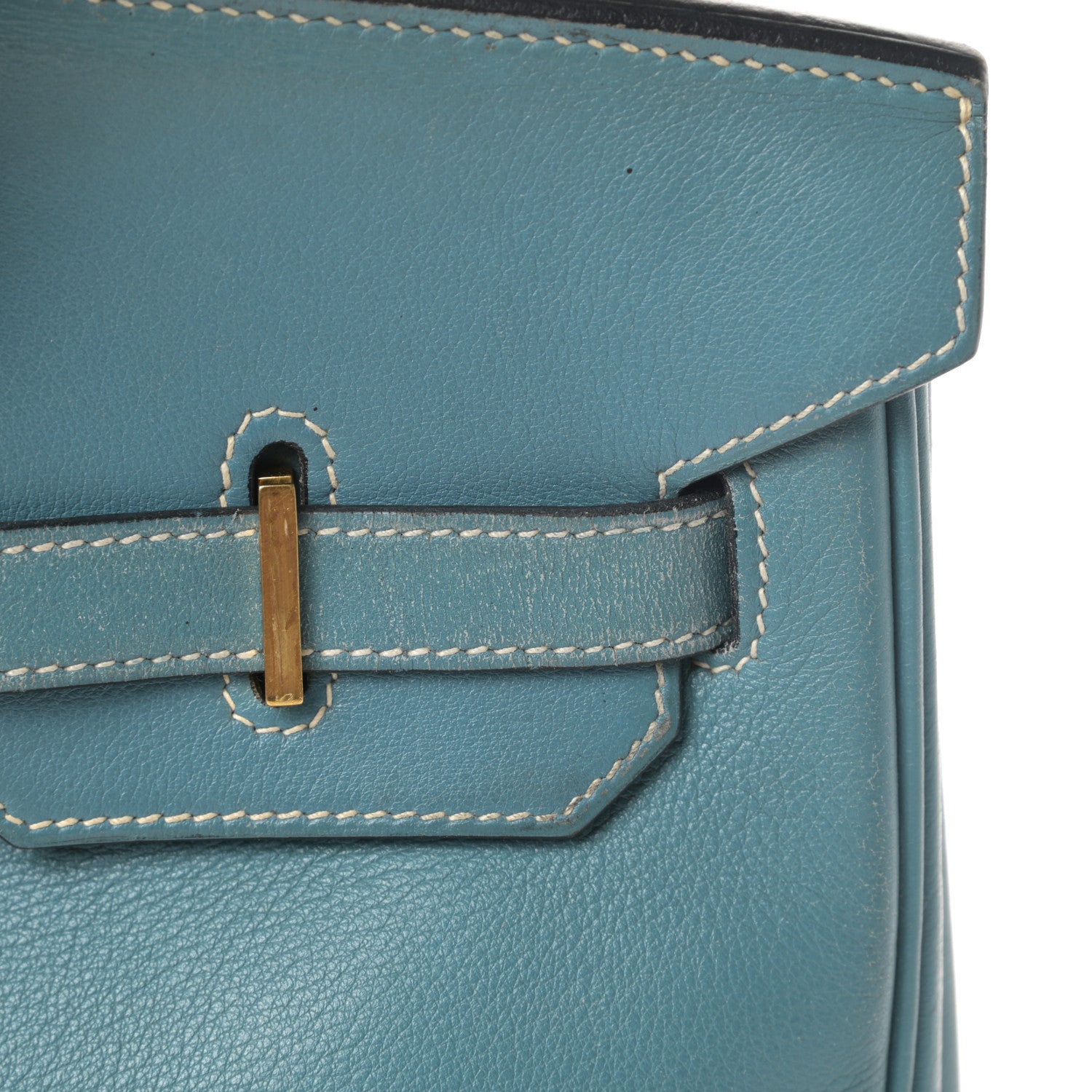 Hermes Gulliver Birkin 35 Blue Jean 16 of 19