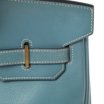 Hermes Gulliver Birkin 35 Blue Jean 16 of 19