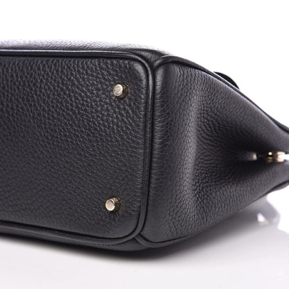 Christian Dior Bullcalf Mini Diorissimo Tote Black Rose Indien 9 of 9