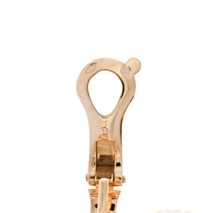 Van Cleef & Arpels 18K Yellow Gold Mother of Pearl Black Onyx 3 Motifs Magic Alhambra Earrings 5 of 5