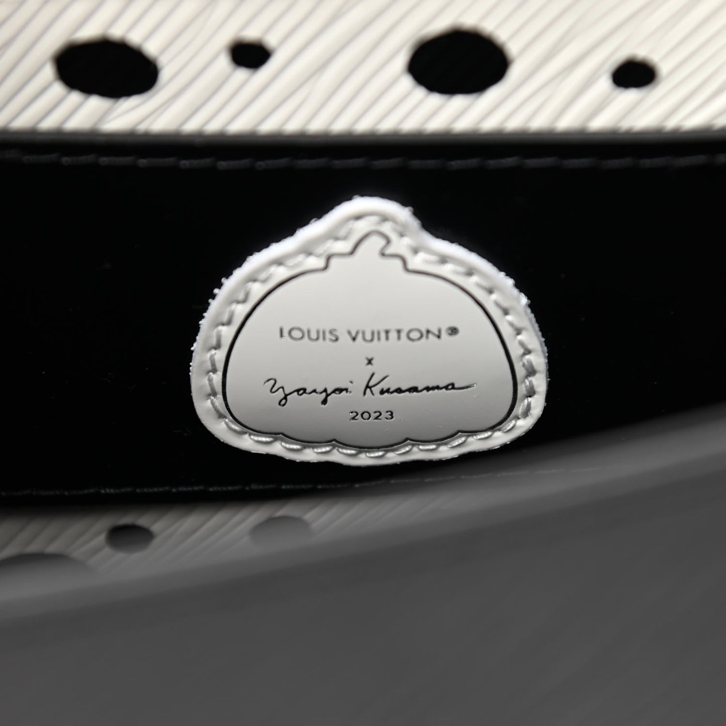 LV x YK Epi Infinity Dots Twist Shoulder Bag MM Black