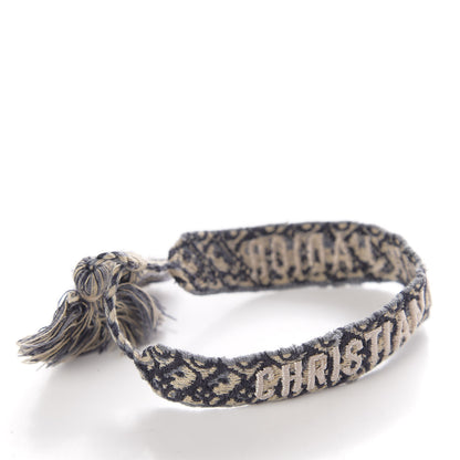 Christian Dior Woven Cotton J'Adior Friendship Bracelet Set Navy 6 of 6