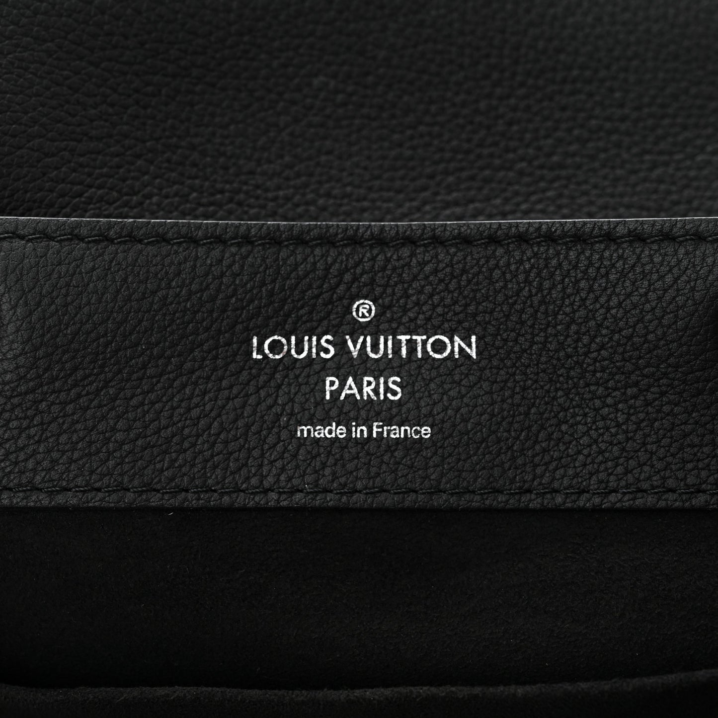 Calfskin Lockme Backpack Black