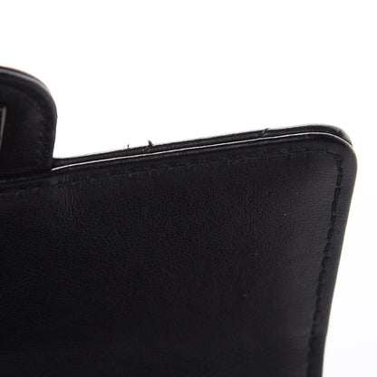 Chanel Aged Calfskin Chevron Quilted Reissue Medium Flap Wallet So Black 9 of 11