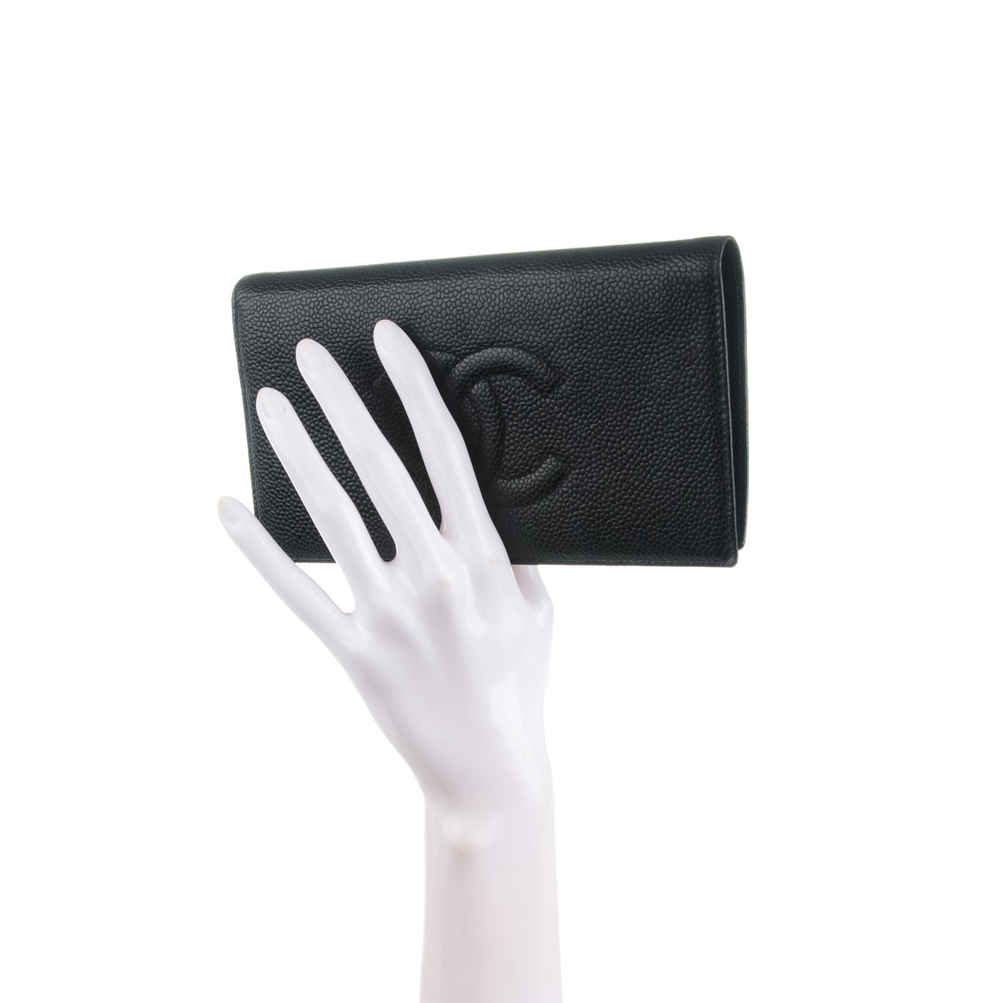 Caviar Timeless CC Yen Wallet Black