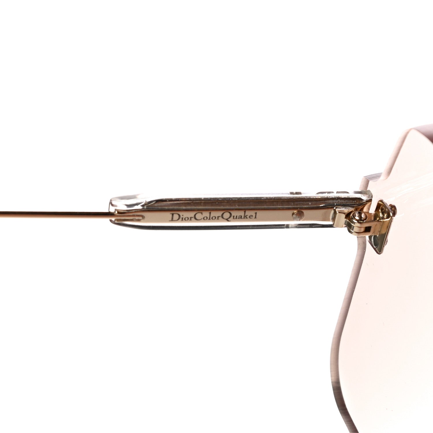 Christian Dior Acetate Color Quake 1 Sunglasses Gold 5 of 9